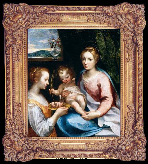 Francesco Vanni Madonna and Child with St Lucy